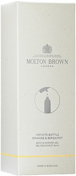 Molton Brown Orange & Bergamot Bath & Shower Gel Infinite Bottle - Żel pod prysznic — Zdjęcie N2