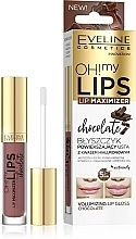 PRZECENA! Błyszczyk powiększający usta - Eveline Cosmetics OH! My Lips Lip Maximizer Chocolate * — Zdjęcie N1