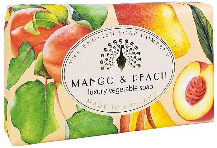 Mydło Mango i brzoskwinia - The English Soap Company Vintage Collection Mango & Peach Soap — Zdjęcie N1
