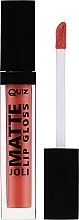 Matowy błyszczyk do ust - Quiz Cosmetics Joli Color Matte Lipgloss — Zdjęcie N1