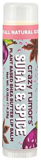 Balsam do ust - Crazy Rumors Sugar & Spice Lip Balm — Zdjęcie N1