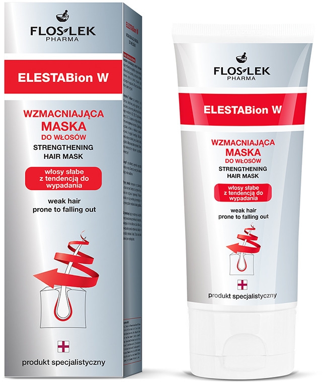 Wzmacniająca maska do włosów - Floslek ELESTABion W Strengthening Hair Mask — Zdjęcie N1