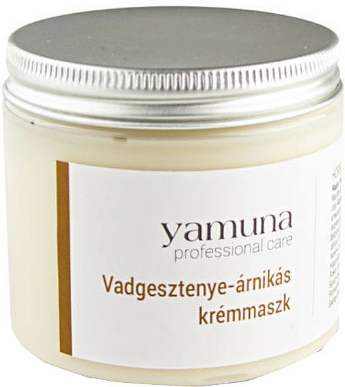 Maska do twarzy Kasztanowiec i arnika - Yamuna Horse Chestnut & Arnica Cream Mask — Zdjęcie N1