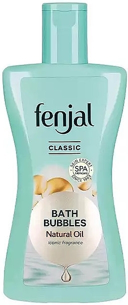 Pieniący się krem do kąpieli z olejem migdałowym, masłem shea i kompleksem witamin - Fenjal Classic Bath Bubbles Natural Oil — Zdjęcie N1