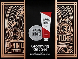 Kup Zestaw prezentowy do golenia - Hawkins & Brimble Shaving Gift Box (shaving/cr/100ml + ash/balm/125ml)