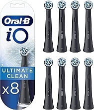 Kup 	Głowice do elektrycznej szczoteczki do zębów, czarne, 8 szt. - Oral-B iO Ultimate Clean