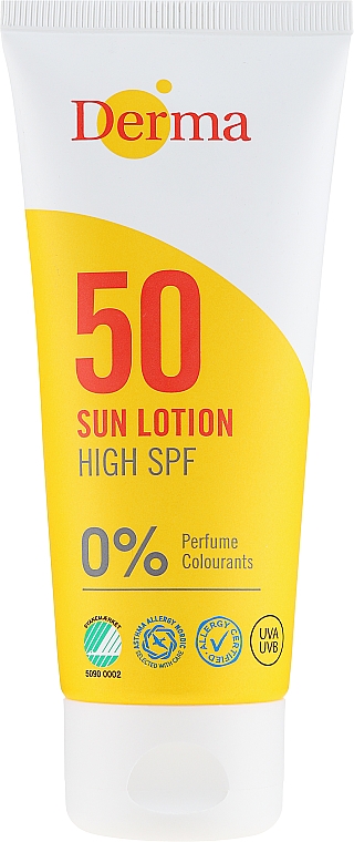 Przeciwsłoneczny balsam do opalania ciała i twarzy SPF 50 - Derma Sun Lotion — Zdjęcie N4