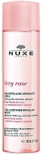 Kup PRZECENA! Kojąca woda micelarna do twarzy i oczu - Nuxe Very Rose 3 in 1 Soothing Micellar Water*