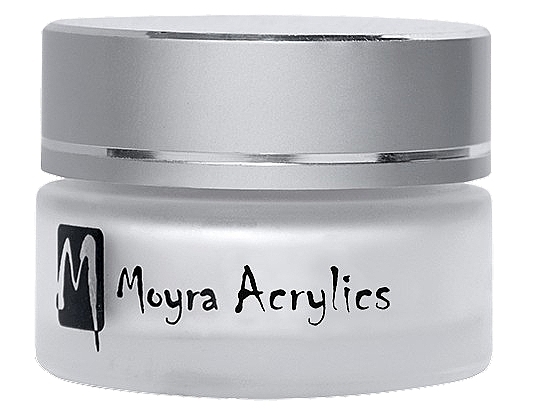 Akrylowy proszek do paznokci - Moyra Acrylics Powder Moon White — Zdjęcie N1