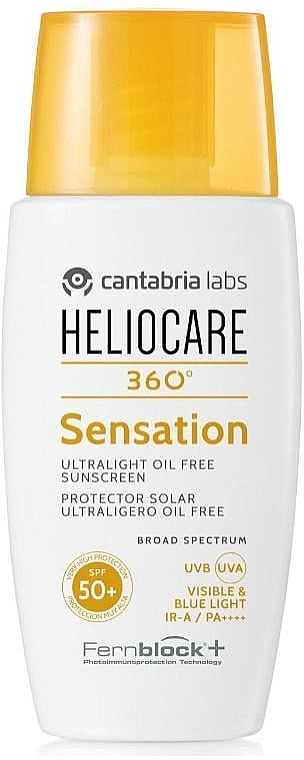 Krem do opalania SPF 50 - Cantabria Labs Heliocare 360 Sensation SPF 50 — Zdjęcie N1