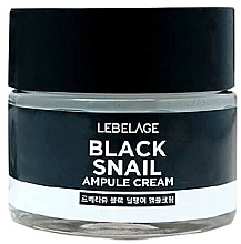 Kup Krem ​​do twarzy i szyi z ekstraktem ze ślimaka - Lebelage Black Snail Ampule Cream