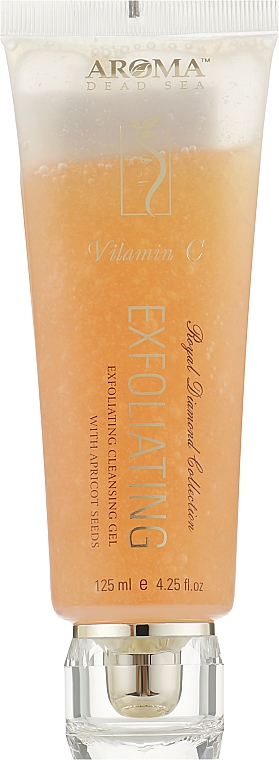 Złuszczający żel oczyszczający do twarzy z witaminą C - Aroma Dead Sea Vitamin C Exfoliating Cleansing Gel