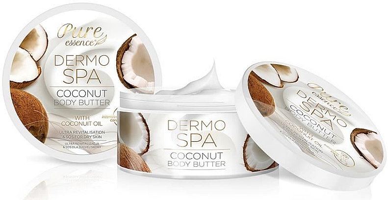 Masło do ciała Kokos - Revers Pure Essence Dermo Spa Coconut Body Butter — Zdjęcie N1