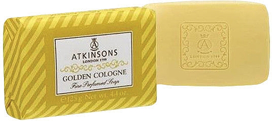 Złote mydło - Atkinsons Golden Cologne Fine Perfumed Soap — Zdjęcie N1