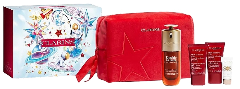 Zestaw, 5 produktów - Clarins Double Serum & Multi-Intensive Collection — Zdjęcie N1