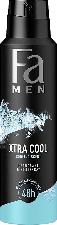 Chłodzący dezodorant w sprayu dla mężczyzn - Fa Men Xtra Cool Cooling 48H Protection Deo & Body Spray