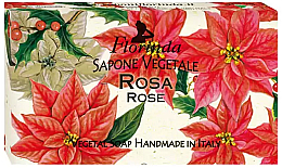 Mydło toaletowe Róża - Florinda Christmas Collection Soap  — Zdjęcie N1