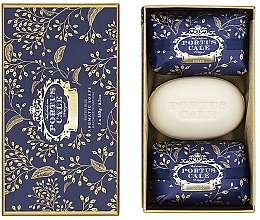 Kup Zestaw mydeł w kostce - Portus Cale Festive Blue Soap Set (soap/3x150g)