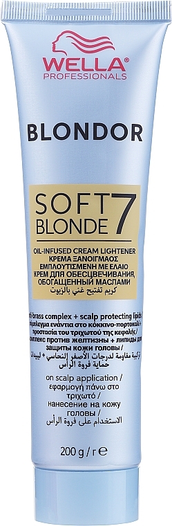 Rozjaśniacz w kremie - Wella Professionals Blondor Soft Blonde Cream — Zdjęcie N1