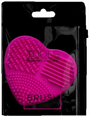 Serduszko do czyszczenia pędzli, różowe - Gabriella Salvete Tools Brush Cleanser — Zdjęcie N2