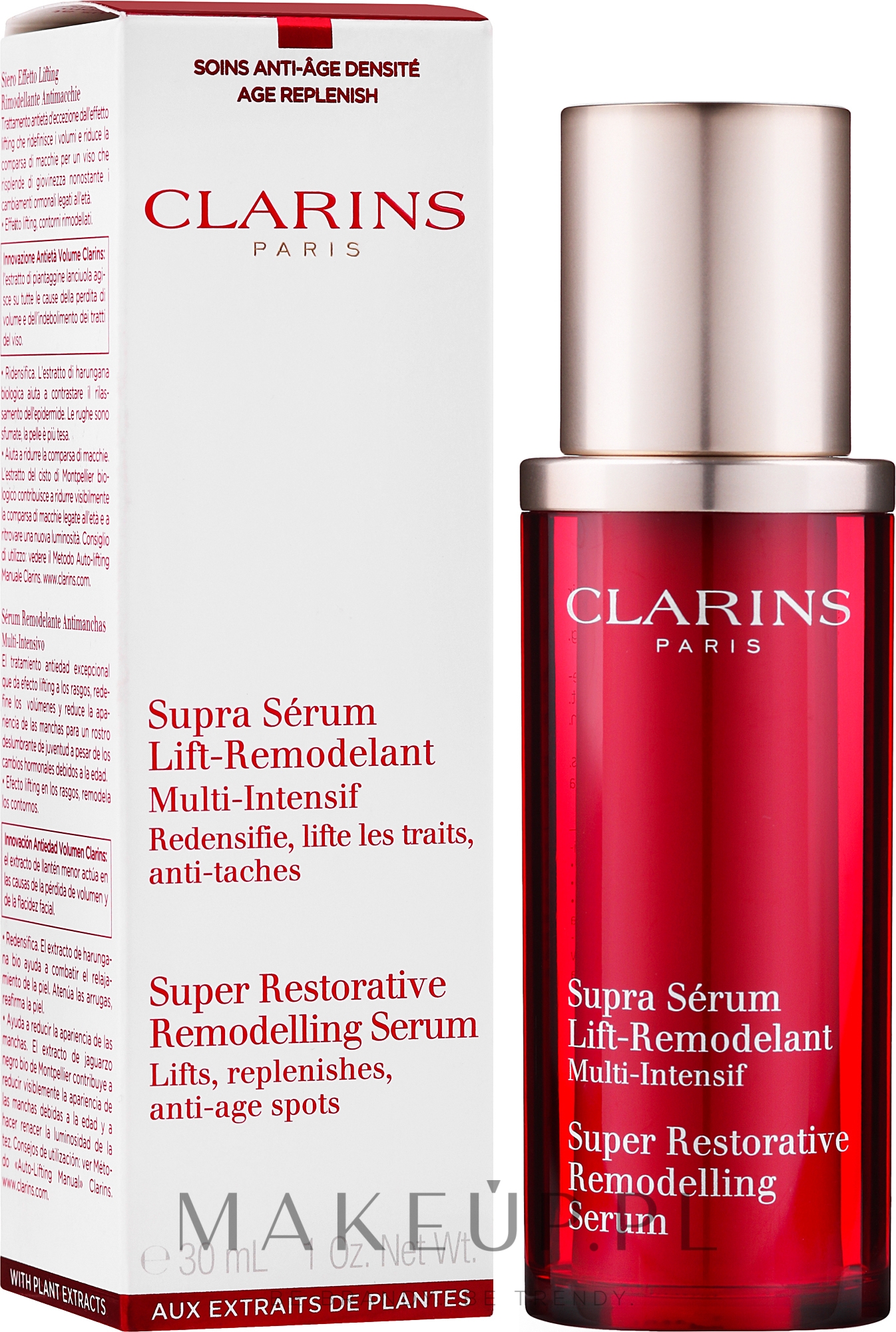Intensywne serum modelujące - Clarins Super Restorative Remodelling Serum — Zdjęcie 30 ml