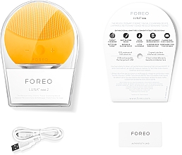 Szczotka soniczna do oczyszczania i masażu twarzy - Foreo Luna Mini 2 Sunflower Facial Cleansing Brush — Zdjęcie N3