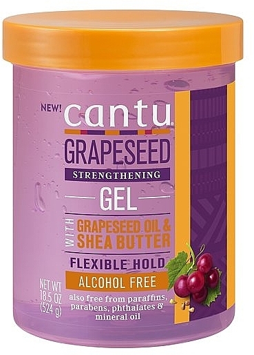 Żel do stylizacji włosów - Cantu Grapeseed Strengthening Styling Gel — Zdjęcie N1