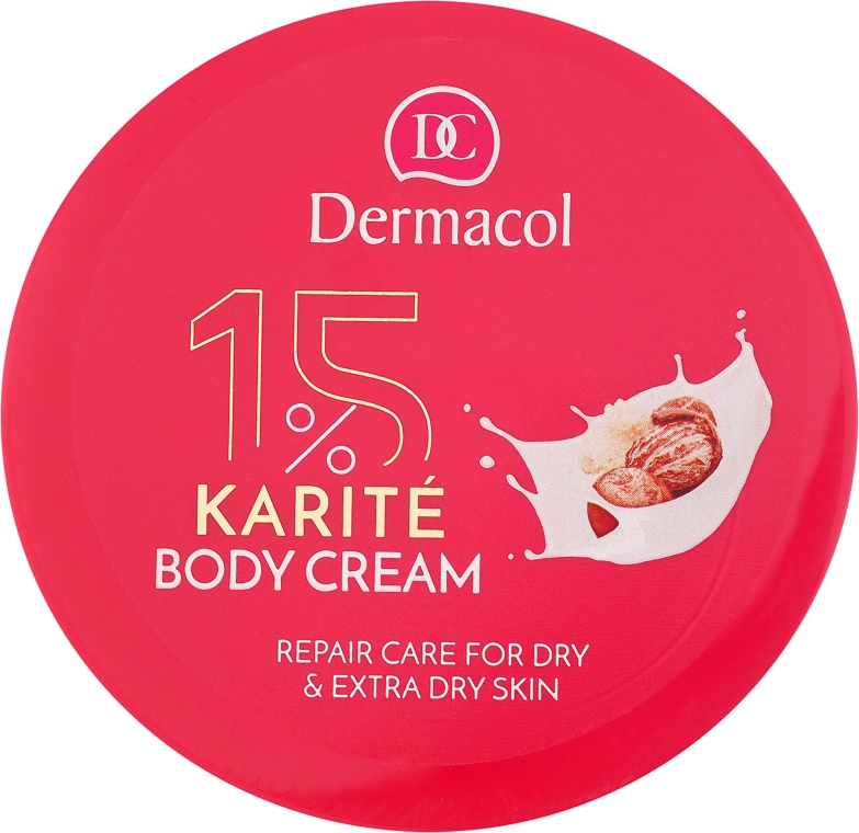 Regenerujący krem do ciała z masłem shea do skóry suchej - Dermacol Karité Body Cream With Shea Butter For Dry Skin — Zdjęcie N2