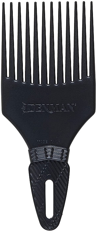 Szczotka do włosów kręconych D17, czarna - Denman Curl Tamer Detangling Comb — Zdjęcie N1