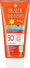 Kup Aksamitny balsam do ciała z filtrem SPF 50+ dla dzieci - Rilastil Sun System Velvet Lotion SPF50+ Baby