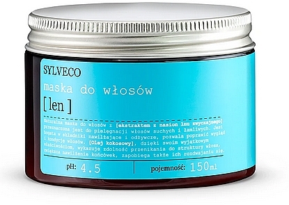 Maska do włosów Len - Sylveco Hair Mask Linen — Zdjęcie N1