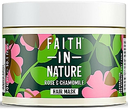 Kup Rewitalizująca maska do włosów - Faith In Nature Rose & Chamomile Hair Mask