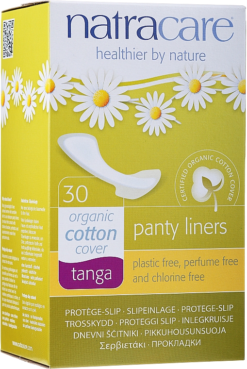 Codzienne wkładki higieniczne, 30 szt. - Natracare Tanga Panty Liners — Zdjęcie N2