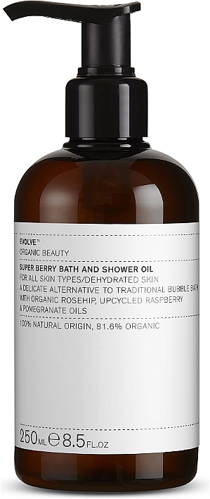 PRZECENA! Olejek do kąpieli i pod prysznic Super Berry - Evolve Beauty Bath & Shower Oil * — Zdjęcie N1