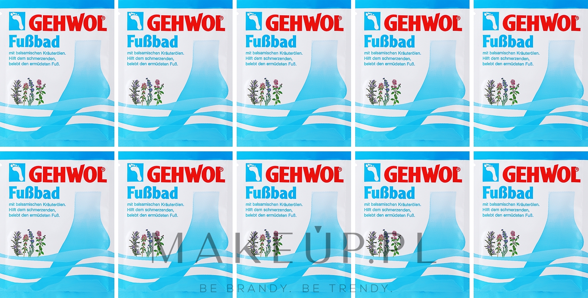 Pielęgnacja stóp - Gehwol Fussbad — Zdjęcie 10 x 20 g
