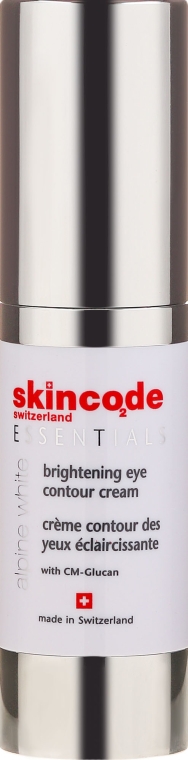 Krem rozjaśniający do konturu oczu - Skincode Essentials Alpine White Brightening Eye Contour Cream — Zdjęcie N2