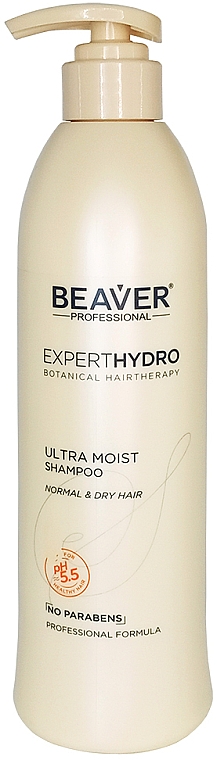 Nawilżający szampon do włosów suchych - Beaver Professional Expert Hydro Ultra Moisture Shampoo — Zdjęcie N2