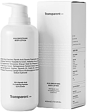 Wygładzający balsam do ciała - Transparent Lab Aha Smoothing Body Lotion — Zdjęcie N1