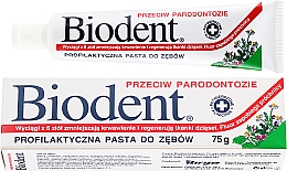 Kup PRZECENA! Profilaktyczna pasta do zębów przeciw paradontozie - Biodent *
