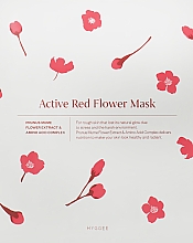 Kup Nawilżająca maska do twarzy w płachcie - HYGGEE Active Red Flower Mask