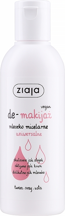 Uniwersalne mleczko micelarne do demakijażu - Ziaja De-makijaż — Zdjęcie N1