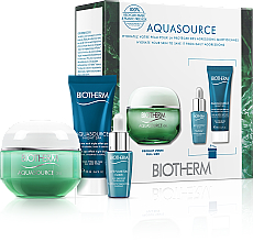 Kup Zestaw - Biotherm Aquasource (f/gel 50 ml + f/balm 20 ml + ser 7 ml)