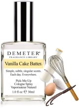 Demeter Fragrance The Library of Fragrance Vanilla Cake Batter - Woda kolońska — Zdjęcie N1