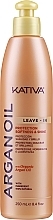 Krem do stylizacji włosów - Kativa Argan Oil Leave-In — Zdjęcie N1