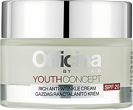 Kup Intensywny krem przeciwzmarszczkowy do twarzy z filtrem SPF 20 - Helia-D Officina Youth Concept Rich Anti-Wrinkle Cream