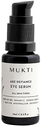 Serum pod oczy - Mukti Organics Age Defiance Eye Serum — Zdjęcie N1