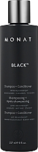 Rewitalizujący szampon-odżywka 2 w 1 do włosów dla mężczyzn - Monat Black 2-In-1 Shampoo + Conditioner — Zdjęcie N1