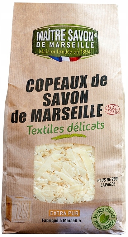 Marsylskie płatki mydlane do prania - Maitre Savon De Marseille Soap — Zdjęcie N1