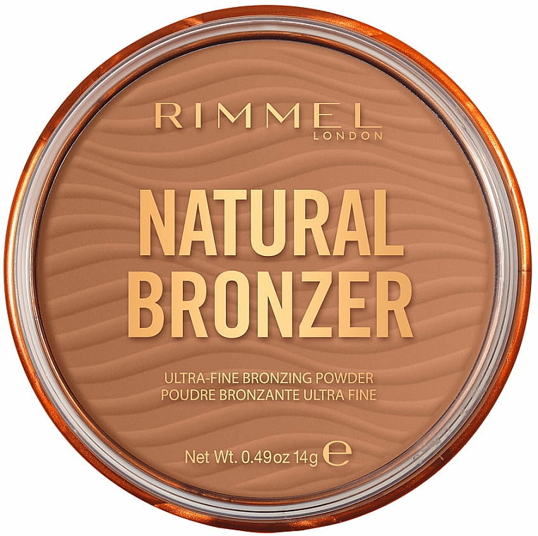 Bronzer do twarzy z rozświetlającymi drobinkami - Rimmel Natural Bronzer