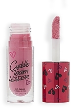Błyszczyk do ust - Revolution x Fortnite Cuddle Team Leader Pink Shimmer Lip Gloss — Zdjęcie N2